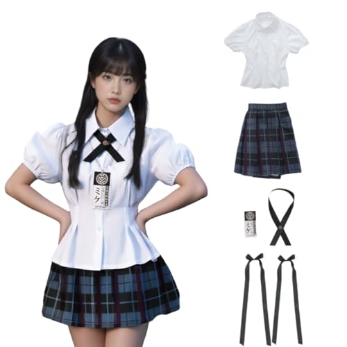 Mary Saotome Cosplay Kostüm, Jabami Yumekos Freund Cosplay Outfit Schuluniform für Halloween (Weiß, XS) von Generisch