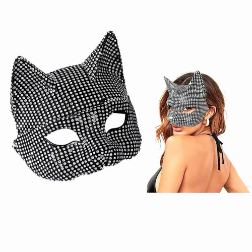 Maske Erwachsene Halloween Kopf Neuheit Gesicht 3D Maske für Party Ball Festival Karneval Dress Up Foto Prop Cosplay Kostüm Zubehör (2pcs) von Generisch
