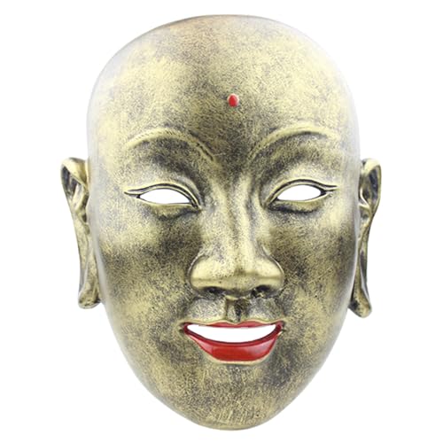 Maskerade Maske GFK Vollgesichtsmaske Cosplay Maske Halloween Tanzparty Kostüm Maske Requisiten (Kupfer) von Generisch