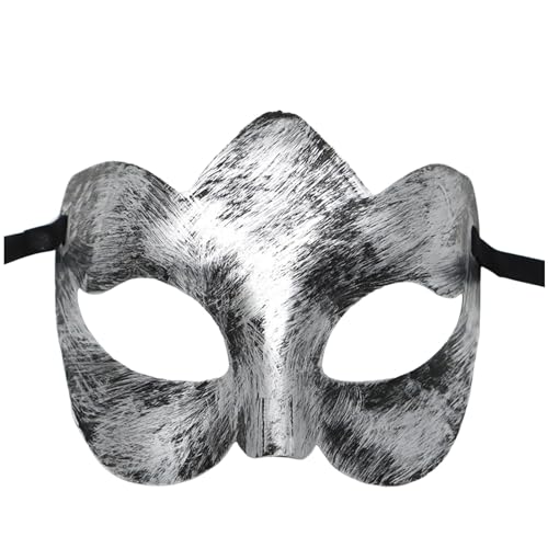 Maskerade-Maske für Erwachsene, halbes Gesicht, Retro, Antik-Maske, Vintage-Maske, für Karneval, Cosplay, Abschlussball, Bühnenshows, venezianische Party, Ball, Karnevals-Zubehör Maskerade-Maske für Erwachsene, halbes Gesicht, Retro, Antik-Maske, Vintage-Maske, für Karneval, Cosplay, Abschlussball, Bühnenshows, venezianische Party, Ball, Karnevals-Zubehör von Generisch