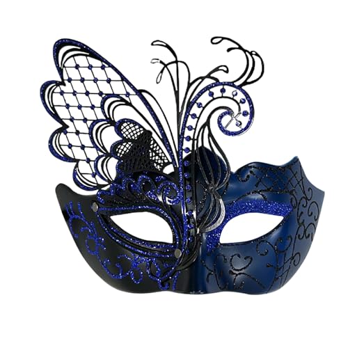 Maskerade Maske für Frauen: Phantom der Oper Maske Halbgesicht Glänzend Plattiert Maske Abschlussball Shows Karneval Venezianische Maske Karnevalsbedarf von Generisch