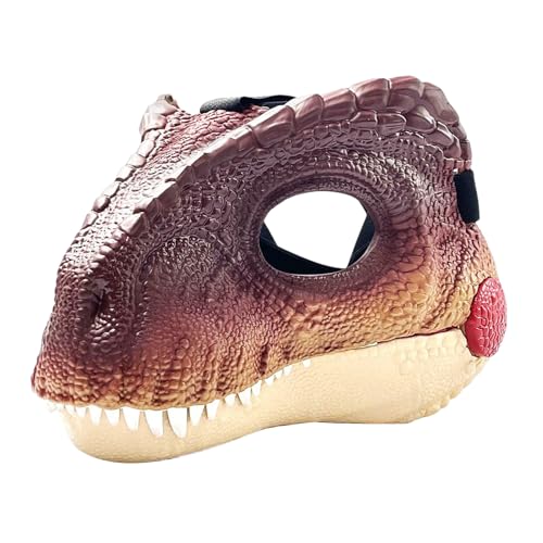 Masque Moving Jaw | Realistische Dinosauriermaske mit Roar Sound | Kostüm -Kopfbedeckung mit Krallen Spielzeug | Fun Raptor Set | Dress-up für Kinder, Party, Cosplay Masque Moving Jaw | Realistische Dinosauriermaske mit Roar Sound | Kostüm -Kopfbedeckung mit Krallen Spielzeug | Fun Raptor Set | Dress-up für Kinder, Party, Cosplay von Generisch