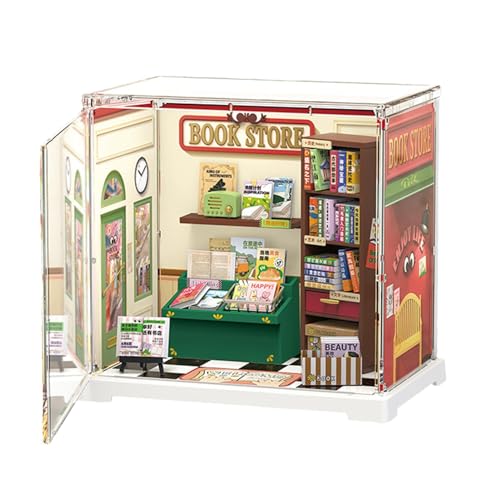 Maßstabsgetreues Modellhaus-Bauset | Miniatur-Bauset | Bausatz | Cale Holz Gewächshaus Haus Möbel Frauen Mädchen Valentinstag Maßstabsgetreues Modellhaus-Bauset | Miniatur-Bauset | Bausatz | Cale Holz Gewächshaus Haus Möbel Frauen Mädchen Valentinstag von Generisch