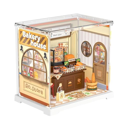 Maßstabsgetreues Modellhaus-Bauset | Miniatur-Bauset | Bausatz | Cale Holz Gewächshaus Haus Möbel Frauen Mädchen Valentinstag Maßstabsgetreues Modellhaus-Bauset | Miniatur-Bauset | Bausatz | Cale Holz Gewächshaus Haus Möbel Frauen Mädchen Valentinstag von Generisch