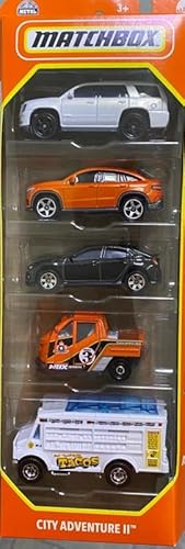 Matchbox - 5er Pack - City Adventure II von Generisch