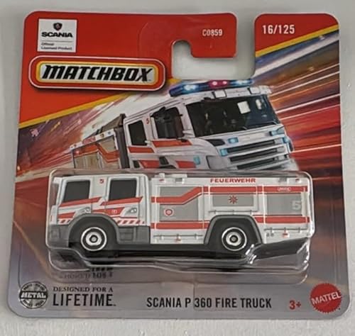 Matchbox Scania p 360 fire Truck 16/125 von Generisch