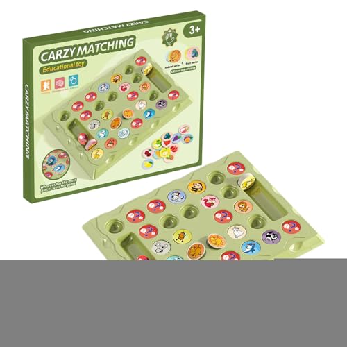 Matching Chess Board, Family Boards Games, 9.25x7.48x0.59 Inches Educational Brain Game, Interactive Two-Player Puzzle Games, Memory and Strategy Building, Child-Parent Learning Toy for Home Play Matching Chess Board, Family Boards Games, 9.25x7.48x0.59 Inches Educational Brain Game, Interactive Two-Player Puzzle Games, Memory and Strategy Building, Child-Parent Learning Toy for Home Play von Generisch