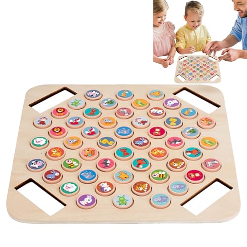 -Matching -Spiel, Memory Matching Game, Pädagogisches Matching -Spiel, Cartoon Muster Bildung Logisches Denken Spielset Für Kinder Im Alter Von 3+, Puzzle -Lernspielzeug von Generisch