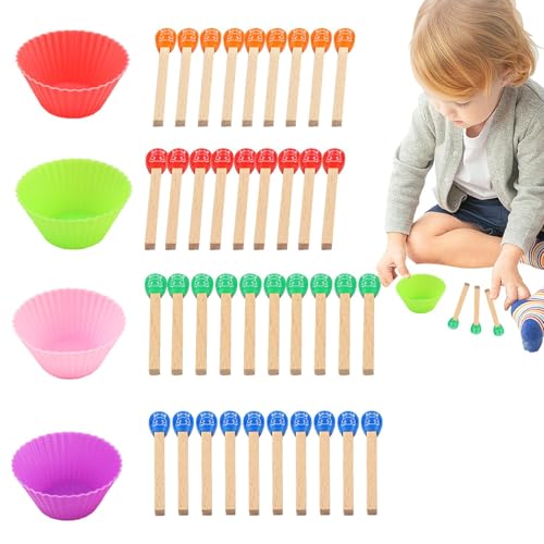 Matchstick -Rätsel - Match -Puzzle -Spiele Herausforderung Für Match Stick | Herausfordernde Matchstick -Spiele, Kinderpädagogische Spielzeug -Brain -Teaser Match Puzzle -Spiel Für Kindergarten -Dinne von Generisch
