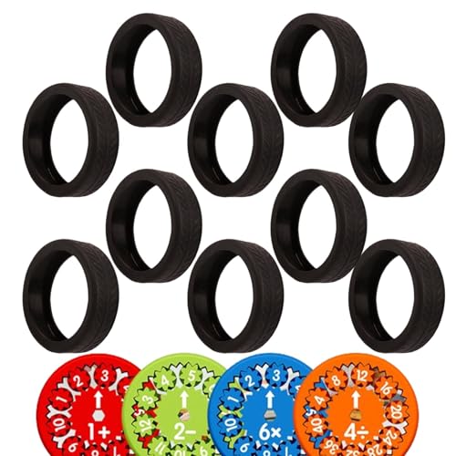 Mathe-Fidget-Spielzeug-Abdeckung, Handspinner-Organizer - Silikon Reise Fidget Case Multiplikation Fidget Toy Case - Soft Sensory Fidget Toys Cover Multiplikation Spinner Case für den täglichen Gebrau von Generisch