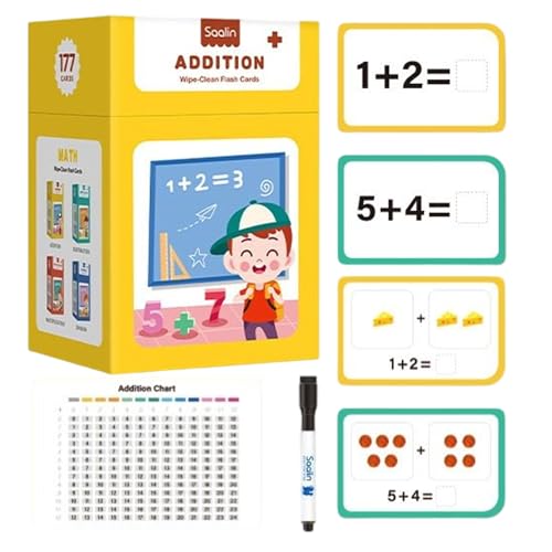 Mathe-Lernkarten | Lernkarten Für Mathematische Grundlagen | Multiplikation & Addition Übungsspiel Für Zuhause Mit Interaktivem Mathe-Lernmaterial Mathe-Lernkarten | Lernkarten Für Mathematische Grundlagen | Multiplikation & Addition Übungsspiel Für Zuhause Mit Interaktivem Mathe-Lernmaterial von Generisch