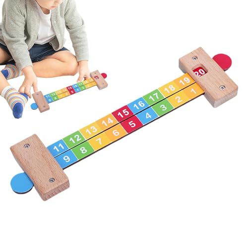 Mathe -Lernspiele, Mathespiele für Kinder - Interaktive Lernen Number Herrscher Bildungsmanipulationen | Mehrzweckschulunterrichtshilfsmittel pädagogisches Spielzeug für Kinder Mädchen von Generisch