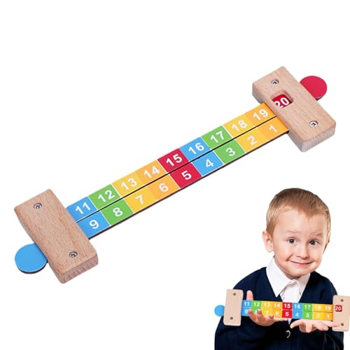 Mathematik arithmetischer Herrscher, mathematische Lernspiele | Interaktive Lernen Number Herrscher Bildungsmanipulationen - Bildungsspielzeug wiederverwendbare Schulunterrichtshilfen für den Kinderga von Generisch