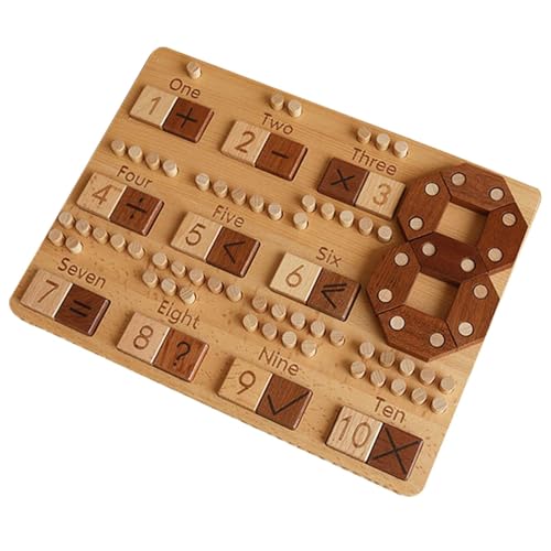 Mathematik für Kinder, Mathematikbrett für Kinder | Digitales Lernspiel, Hinzufügen, Subtraktion, Multiplikation und Berechnung der Division Playset für Kinder, digitales Spielzeug für von Generisch