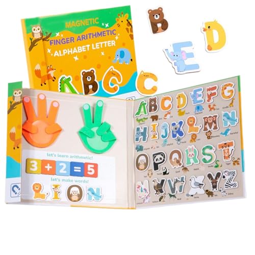 Mathematikzählspielzeug Für Kinder - Montesori -Spielzeug Mit Alphabet -Magnetscheiben | Mathematikspiele | Mathematikmanipulationen | Kinder Zählen Stifte Für Frühes Lernen, Zahlenerkennung, Klassen von Generisch
