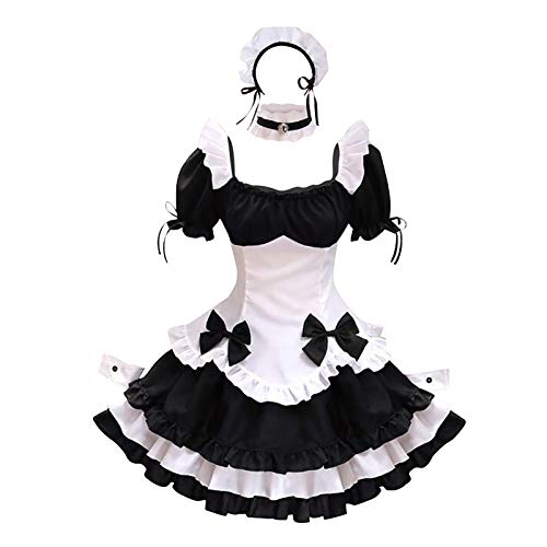 Maxikleider für Damen, 2025er-Outfit, Kostüm, Kleid, japanische Frauen, Cosplay, Show, Kleidung, Damenkleid, schwarzes Kleid für Damen, weiß, S Maxikleider für Damen, 2025er-Outfit, Kostüm, Kleid, japanische Frauen, Cosplay, Show, Kleidung, Damenkleid, schwarzes Kleid für Damen, weiß, S von Generisch
