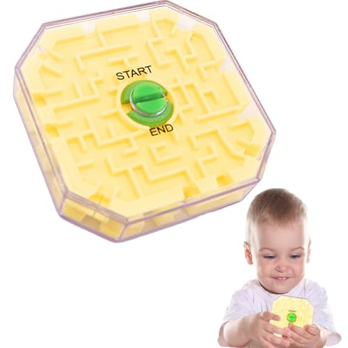 Maze Ball Classic Travel Game, Labyrinth -Brettspiel - 3D Marble Maze Game,Denkpuzzles für Kinderalter, hilft, Stress, Toddl0er -Aktivitätsausschuss für Bildung und Spaß zu reduzieren Maze Ball Classic Travel Game, Labyrinth -Brettspiel - 3D Marble Maze Game,Denkpuzzles für Kinderalter, hilft, Stress, Toddl0er -Aktivitätsausschuss für Bildung und Spaß zu reduzieren von Generisch