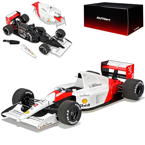 McLaren Hond. MP4/6 Gerhard Berger 1991 GP Japan Ohne Logo Formel 1 89152 1/18 AutoArt Modell Auto von Generisch