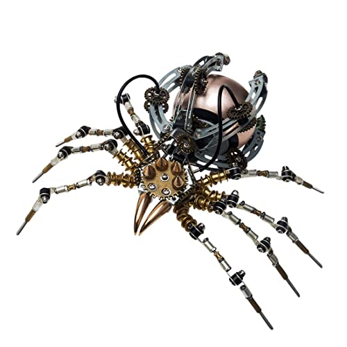 Mechanisches Spinnen-Modellbausatz aus 3D-Metall mit Audio-Lautsprecher – 512-teiliges DIY-Steampunk-Montage-Puzzle Mechanisches Spinnen-Modellbausatz aus 3D-Metall mit Audio-Lautsprecher – 512-teiliges DIY-Steampunk-Montage-Puzzle von Generisch