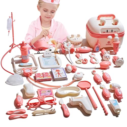 Medizinisches Spieler-Set für Kinder | Suitcase Design Set for Kids With Doctor Fing , Doctor Runy Set, Kids Doctor Playset, Multifunktional, Beleuchtung und Sound für Geburtstage Medizinisches Spieler-Set für Kinder | Suitcase Design Set for Kids With Doctor Fing , Doctor Runy Set, Kids Doctor Playset, Multifunktional, Beleuchtung und Sound für Geburtstage von Generisch