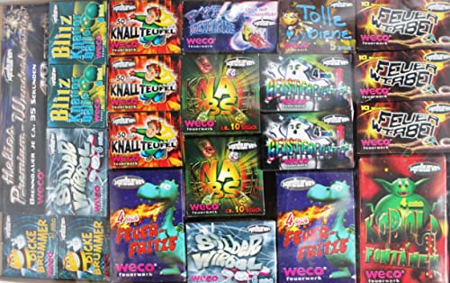Mega Pyro Box Big Pack Knaller 295 Teile Jugendfeuerwerk Kat. F1 Geburtstag Silvester Mega Pyro Box Big Pack Knaller 295 Teile Jugendfeuerwerk Kat. F1 Geburtstag Silvester von Generisch
