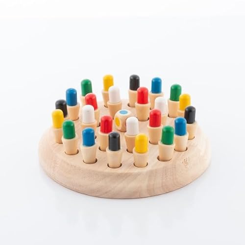 Memory Schach aus Holz für Kinder, Lernspielzeug, Gedächtnis- und Denkspiel, 26-teilig, Bunt, ab 3 Jahren Memory Schach aus Holz für Kinder, Lernspielzeug, Gedächtnis- und Denkspiel, 26-teilig, Bunt, ab 3 Jahren von Generisch