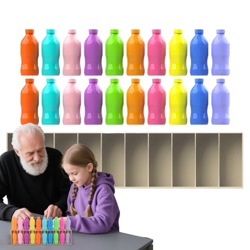 Memory Zuordnungsspiel - Farben Zuordnungsspiel Mit Flaschen,Lernspielzeug Für Garten Unterricht Kinder Erwachsene Memory Zuordnungsspiel - Farben Zuordnungsspiel Mit Flaschen,Lernspielzeug Für Garten Unterricht Kinder Erwachsene von Generisch