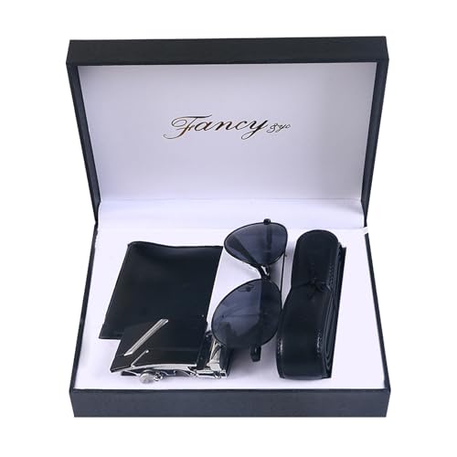 Men Belt Wallet Glasses Set, Portable Gift Box, 8.46x6.5x2.28in, Lightweight Travel-Ready Accessories, Exquisite Packaging for Father's Day Valentine Day Holiday Gifting Men Belt Wallet Glasses Set, Portable Gift Box, 8.46x6.5x2.28in, Lightweight Travel-Ready Accessories, Exquisite Packaging for Father's Day Valentine Day Holiday Gifting von Generisch