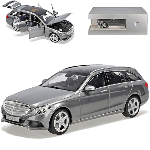 Mercedes-B C-Klasse T-Modell Kombi Palladium Silber W205 Ab 2014 1/18 Norev Modell Auto Mercedes-B C-Klasse T-Modell Kombi Palladium Silber W205 Ab 2014 1/18 Norev Modell Auto von Generisch