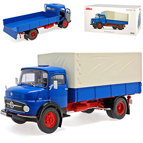 Mercedes-Benz L911 Blau LKW 1961-1984 1/18 Schuco Modell Auto von Generisch