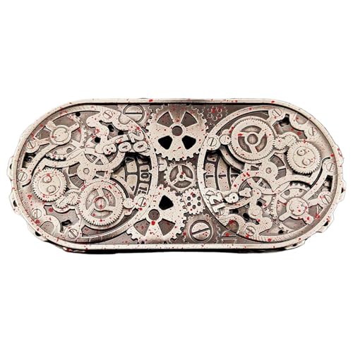 Metal Dice, Game Theme Metal Spin Dice, 4.69x2.13 Inches Aluminum Alloy Mysterious Toy with Engravings, Durable and Portable for Beginners Group Activities in Bar, Dorm, Travel von Generisch