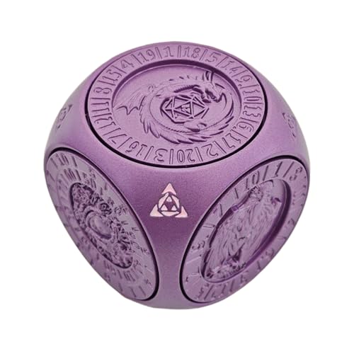 Metal Dice - 1.65 Inches Game Dice for Teens, Family with Rotating Geometric, Toy Gaming for Adults, School, Home, Portable Gift Set, Travel Fun, Party and Leisure Use Metal Dice - 1.65 Inches Game Dice for Teens, Family with Rotating Geometric, Toy Gaming for Adults, School, Home, Portable Gift Set, Travel Fun, Party and Leisure Use von Generisch