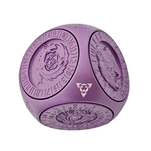 Metal Dice - 7-Piece Gaming for Tabletop Play, Rotating Geometric Toy Gathering Fun, Suitable for Teens Adults Family Couples, Compact Portable Design, Solid, Classroom Travel Use von Generisch