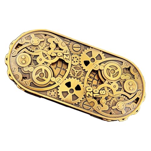 Metal Spinner Würfel - Fantasy -Brettspiel Würfel Spielzeug | Gravierte Neuheitstufe für Anfänger, Heimpartys, Bars, Schlafsäle und Reisespielzeit, Anfängerfreundlichkeitsaktivitäts-Requisition für Br von Generisch