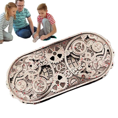 Metall Dreh Würfel,Rollenspiel Metallwürzel mit Gravuren - Gesellschaftsspiele Für Anfänger, Fantasy Aluminiumlegierung Mysteriöses Spielzeug Für Wohnheim, Reisen Und Zuhause von Generisch