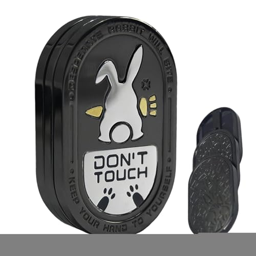 Metall Fidget | Bunny Push Slide | Beruhigende Klickgeräusche Anti-Stress Tragbares Spielzeug Für Reise Und Unterricht Zum Entspannen Und Konzentrieren Für Erwachsene Jugendliche von Generisch