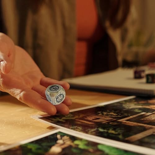 Metall Würfel Set,Set Aus Metall Spinner Würfel Mit 6-Seitigen | Leichtes Zubehör Für Freizeit Zuhause Gesellschaftsspiele Kneipe Wettbewerb von Generisch