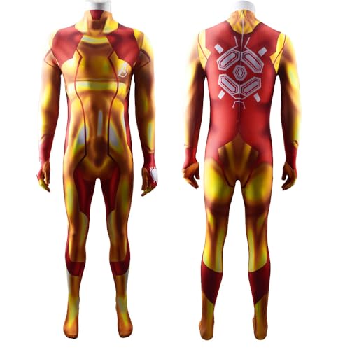 Metroid Samus Arancosplay Cosplay Bodysuit Halloween Anime Kostüm Einteiler Anime Rollenspiel Fancy Outfits Jumpsuit von Generisch