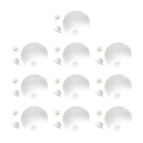 Milky Blank Skins Leerer Stressball Crunchy Stress Ball, Blank Pressure Ball Skin Noisy Sand Expander Tool Glutinous Stress Relief Base Container für Erwachsene von Generisch