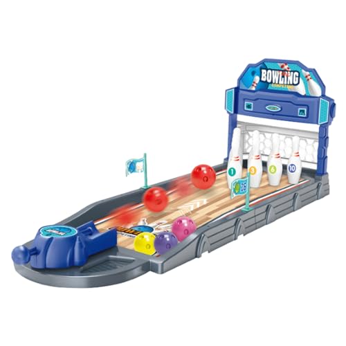 Mini Bowling Tabletop Game Set, Wooden Desktop Sports Toy, Automatic Ejection launchers, Sturdy Compact Design, Child-Safe Bowling, Made of Abs Material, 23.43x7.09x8.46in Mini Bowling Tabletop Game Set, Wooden Desktop Sports Toy, Automatic Ejection launchers, Sturdy Compact Design, Child-Safe Bowling, Made of Abs Material, 23.43x7.09x8.46in von Generisch
