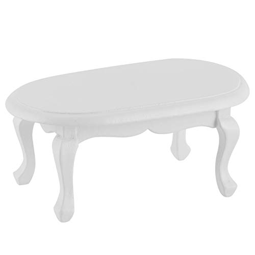 Mini Couchtisch 1:12 Teatable Miniatur Möbel Modell Puppenhaus Dekorationen Zubehör Weiß Ornamente Geschenke für Frauen Männer Erwachsene Freunde Mini Couchtisch 1:12 Teatable Miniatur Möbel Modell Puppenhaus Dekorationen Zubehör Weiß Ornamente Geschenke für Frauen Männer Erwachsene Freunde von Generisch