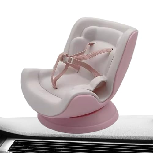 Mini Doll Autositz, Puppenautositz - Ausgestopfte Puppenwagen - Realistische Lufteinlager Plüschspielzeugautos für LKWs Limousinen, dekorative Desktop -Ornament von Generisch