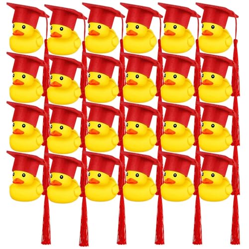 Mini Ducks - Weiches Süßes Abschlussgummispielzeug Mit Schwarzer Kappe | Unterhaltsame Geschenke Für Abschlussfeier, Geburtstagsfeier, Klassenveranstaltungen, Dekorative Sammlerstücke Für Kinder Und E Mini Ducks - Weiches Süßes Abschlussgummispielzeug Mit Schwarzer Kappe | Unterhaltsame Geschenke Für Abschlussfeier, Geburtstagsfeier, Klassenveranstaltungen, Dekorative Sammlerstücke Für Kinder Und E von Generisch