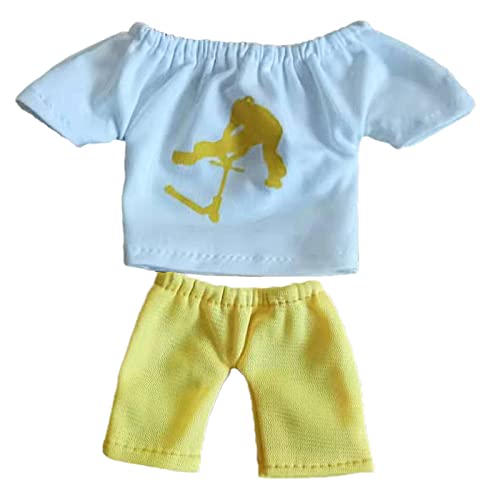 -Finger-Kleidung Für Kinder-Fingertip Pants T-Shirt Set Fingerboarding Scooter Skateboards Zubehör Interaktives Spielzeug Bewegungsspiel Favors - Kinder Kinder Jungen Mädchen Spaß Geschenk -Finger-Kleidung Für Kinder-Fingertip Pants T-Shirt Set Fingerboarding Scooter Skateboards Zubehör Interaktives Spielzeug Bewegungsspiel Favors - Kinder Kinder Jungen Mädchen Spaß Geschenk von Generisch