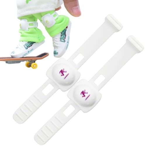 Mini -Fingerbrettschuhe - Miniaturschuhspielzeug, Gummi -Puppen -Sneaker | Tiny Skate Shoe -Ausrüstung, Schreibtisch -Trick -Spielzeugschuhe, Schnürfinger -Fingerbekleidung, Lustige Skaterschuhdisplay von Generisch