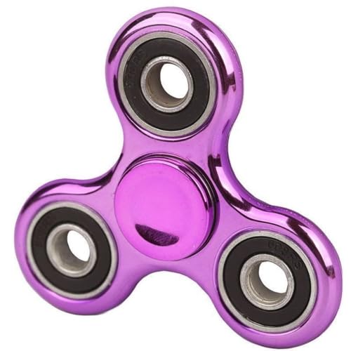 Mini-Handspinner-Fingerspitzen-Gyroskop, Metall, Büro-Drehstütze, druckreduzierende Fingerspitzen-Requisite (Rosarot) von Generisch