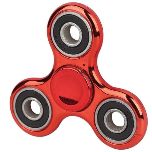 Mini-Handspinner-Fingerspitzen-Gyroskop, Metall, Büro-Drehstütze, druckreduzierende Fingerspitzen-Requisite (rot) von Generisch
