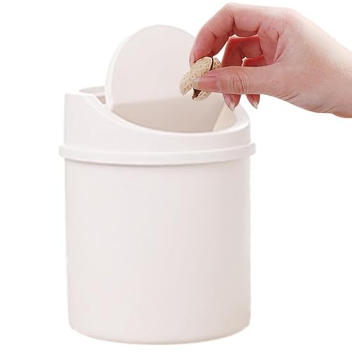Mini -Müll | Compact Desktop Rocking Cover | Geschlossene Anti-Odor-Schachtel für Küche, Schlafzimmer, Klassenzimmer, Kinderkribiskreet, Hermetik, leicht zu reinigen Mini -Müll | Compact Desktop Rocking Cover | Geschlossene Anti-Odor-Schachtel für Küche, Schlafzimmer, Klassenzimmer, Kinderkribiskreet, Hermetik, leicht zu reinigen von Generisch