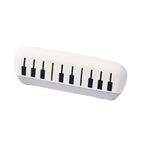 Mini-Mundharmonika für Kinder, 16 Löcher, Cartoon-Motiv, Silikon, Mini-Mundharmonika für Kinder, C-Dur, abnehmbar, waschbar, einfach zu spielen, niedliche Musikinstrumente für Kleinkinder Mini-Mundharmonika für Kinder, 16 Löcher, Cartoon-Motiv, Silikon, Mini-Mundharmonika für Kinder, C-Dur, abnehmbar, waschbar, einfach zu spielen, niedliche Musikinstrumente für Kleinkinder von Generisch