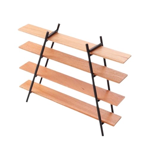 Mini Puppenhaus möbel: 1:12 Maßstab Vierstufiges Bücherregal-Aufbewahrung Regal Heim Modell Dekor Mini Puppenhaus möbel: 1:12 Maßstab Vierstufiges Bücherregal-Aufbewahrung Regal Heim Modell Dekor von Generisch